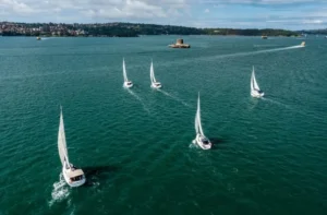 Sailing as fun team buidling activities with Sydney By Sail